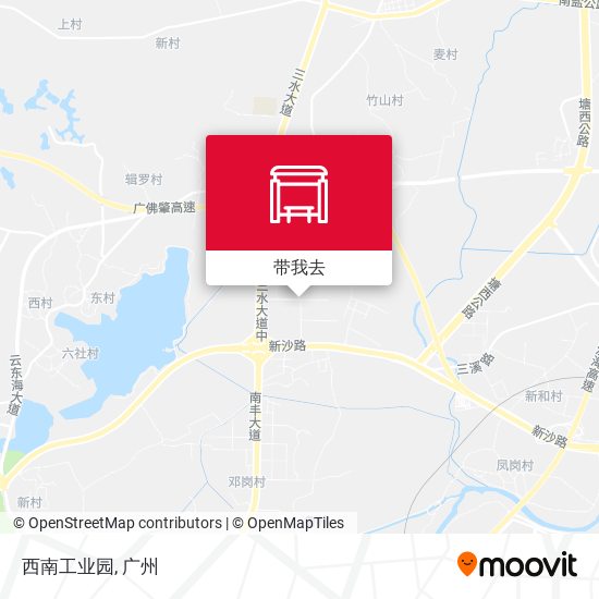 西南工业园地图
