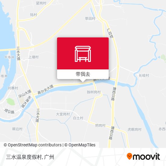 三水温泉度假村地图