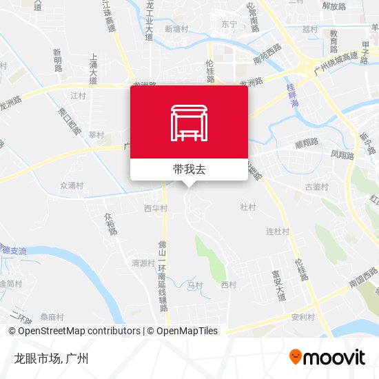 龙眼市场地图