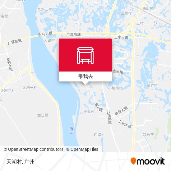 天湖村地图