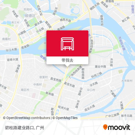碧桂路建业路口地图