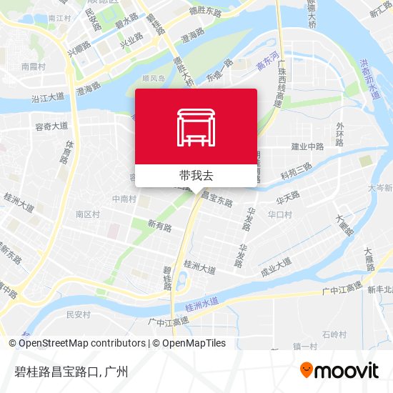 碧桂路昌宝路口地图