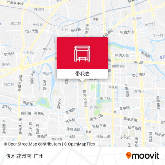 俊雅花园南地图