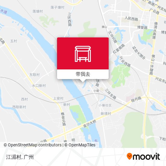 江湄村地图