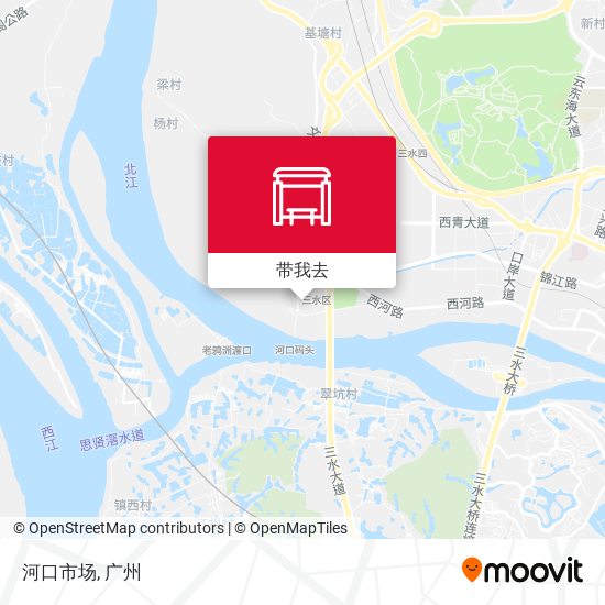 河口市场地图