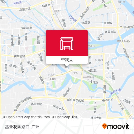基业花园路口地图