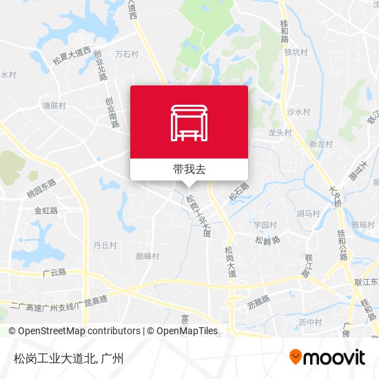 松岗工业大道北地图