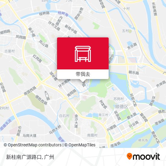 新桂南广源路口地图