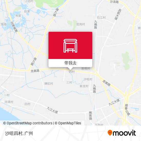 沙咀四村地图