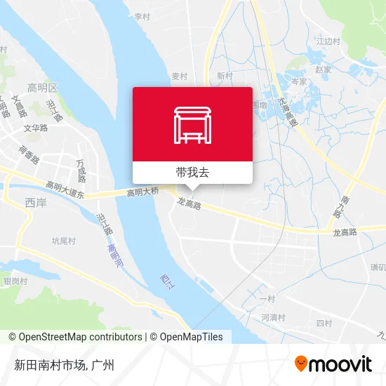 新田南村市场地图