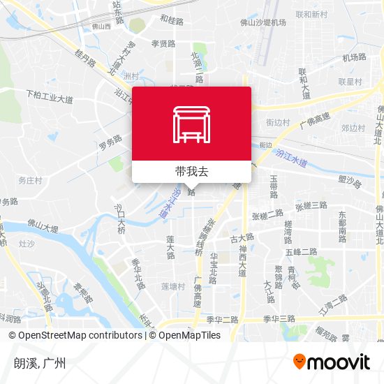 朗溪地图