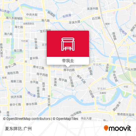 夏东牌坊地图