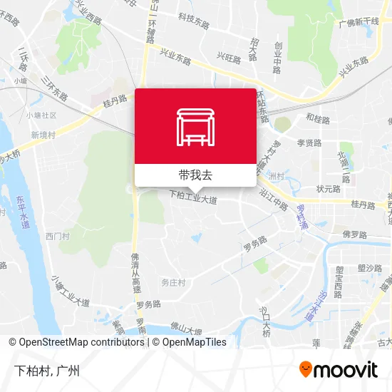 下柏村地图