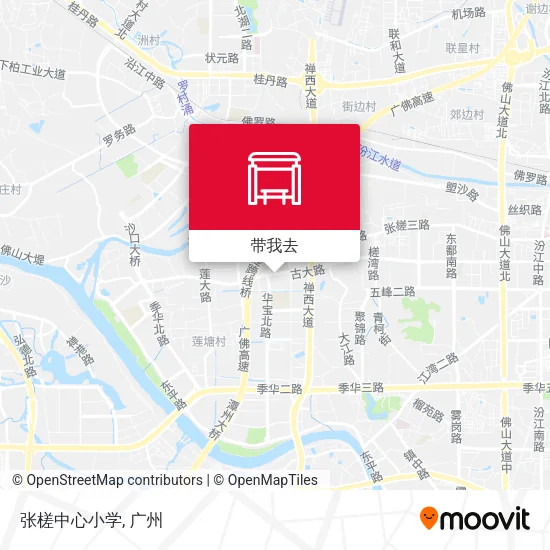 张槎中心小学地图