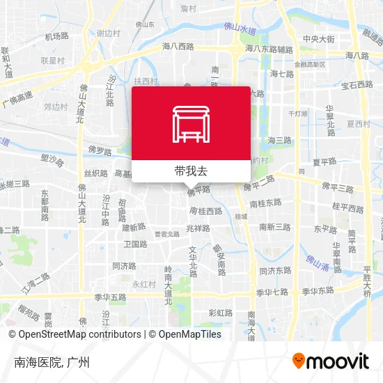 南海医院地图