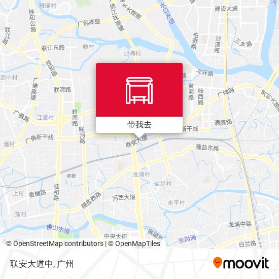 联安大道中地图
