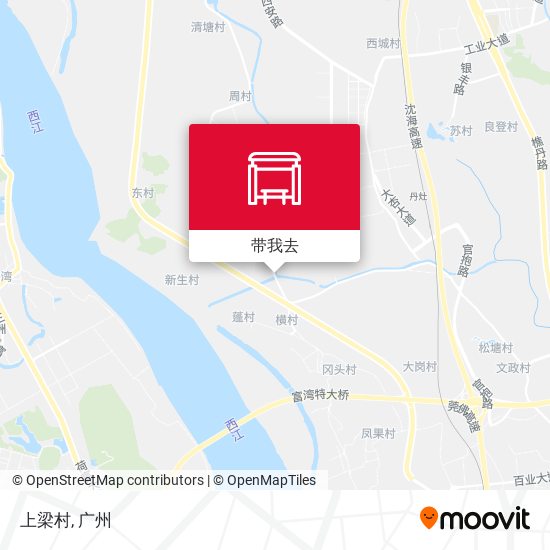 上梁村地图