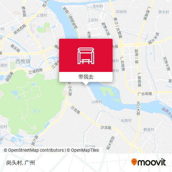 岗头村地图