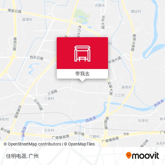 佳明电器地图