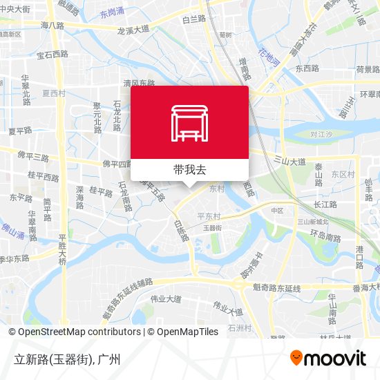 立新路(玉器街)地图