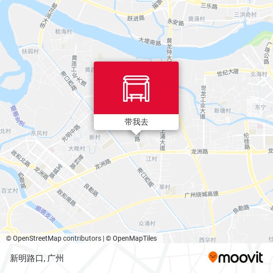 新明路口地图