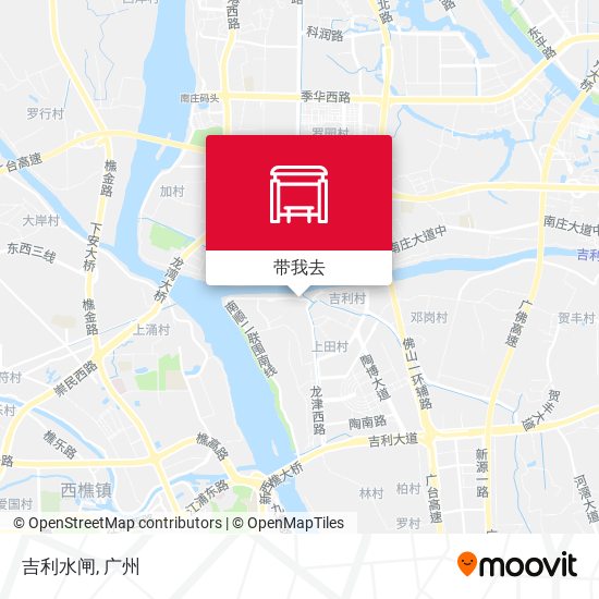 吉利水闸地图