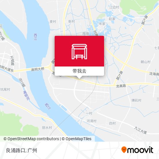 良涌路口地图