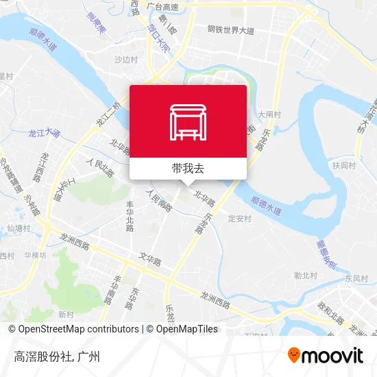 高滘股份社地图