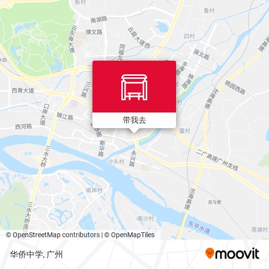 华侨中学地图