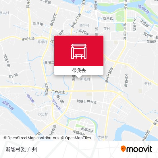 新隆村委地图