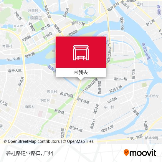 碧桂路建业路口地图