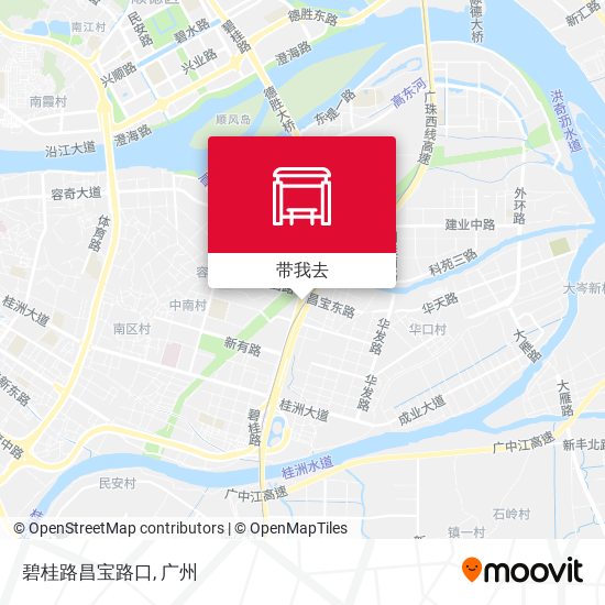 碧桂路昌宝路口地图