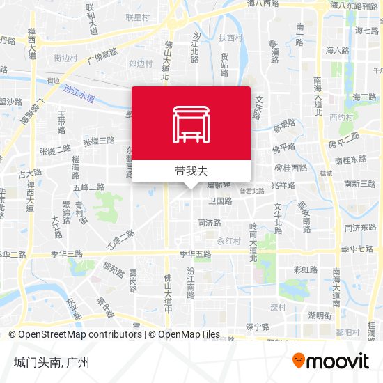 城门头南地图