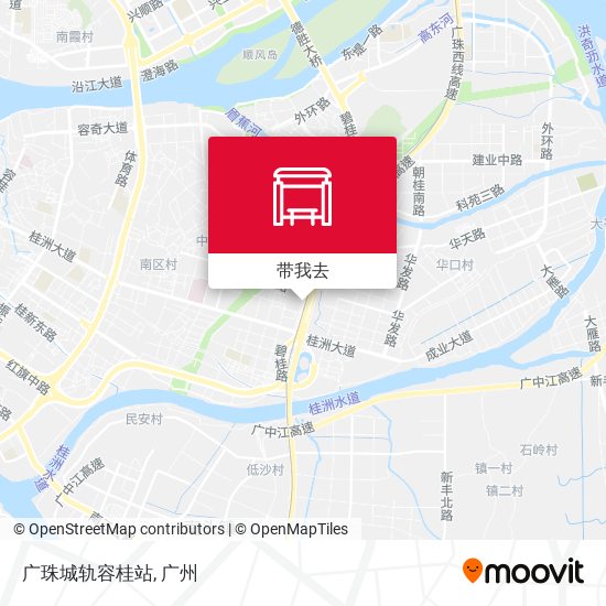广珠城轨容桂站地图