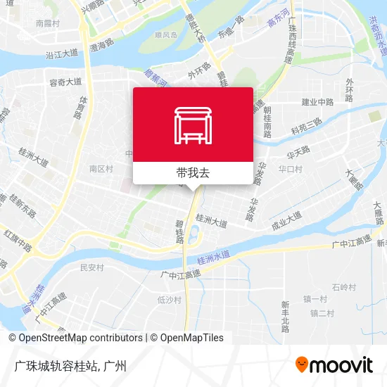 广珠城轨容桂站地图