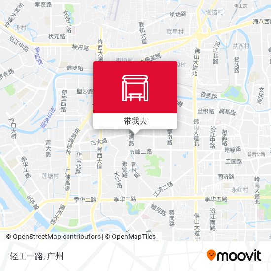 轻工一路地图