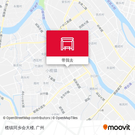 榄镇同乡会大楼地图