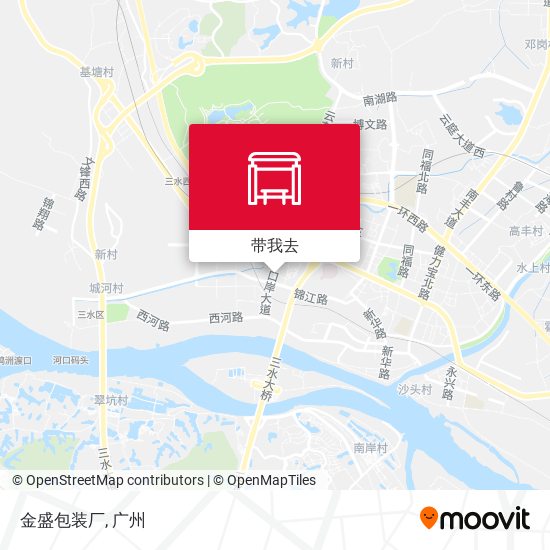 金盛包装厂地图