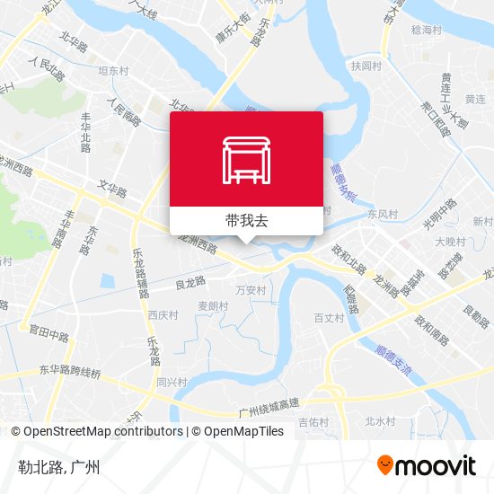 勒北路地图