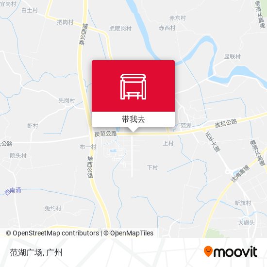 范湖广场地图