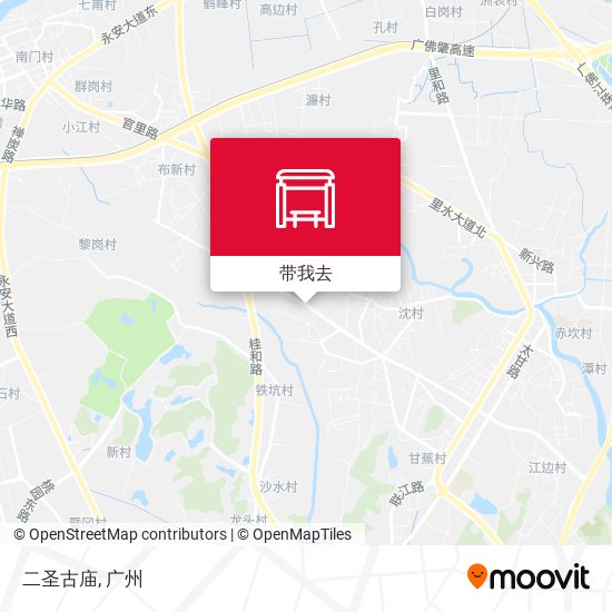 二圣古庙地图