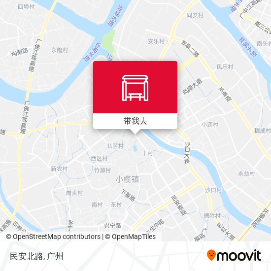 民安北路地图