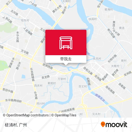 槎涌村地图