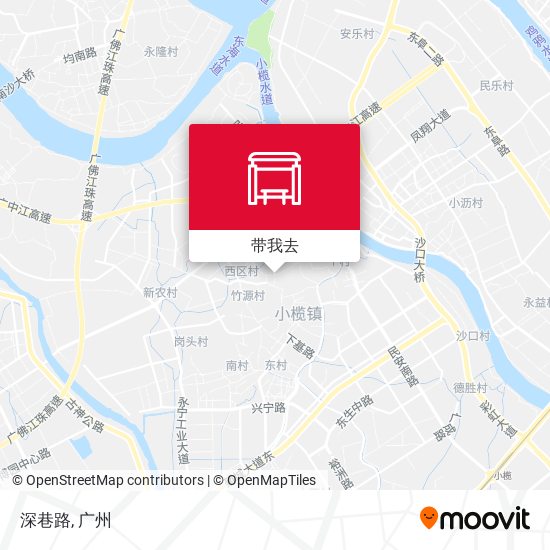 深巷路地图