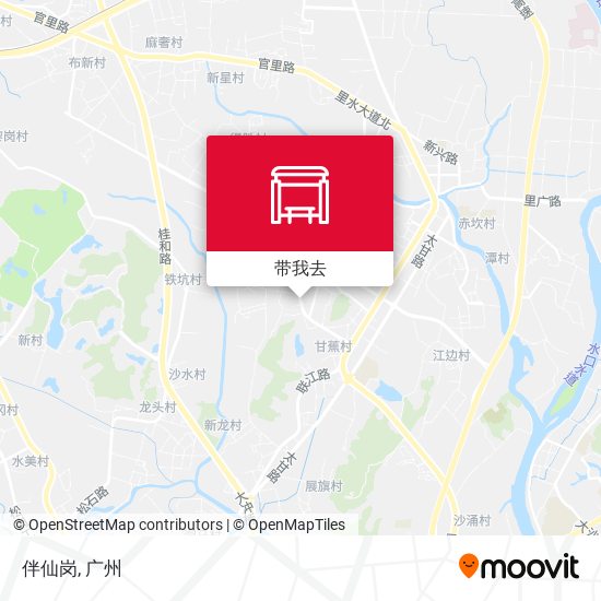 伴仙岗地图