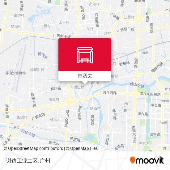 谢边工业二区地图