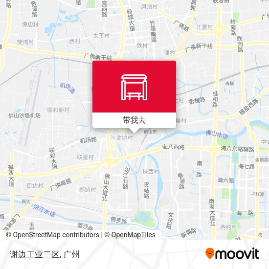 谢边工业二区地图