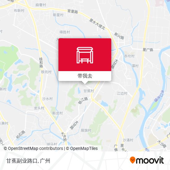 甘蕉副业路口地图
