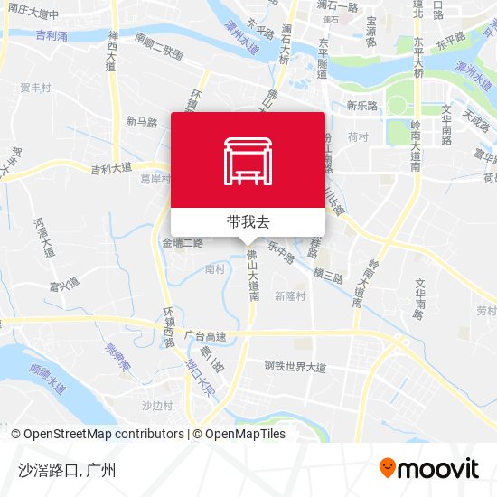 沙滘路口地图