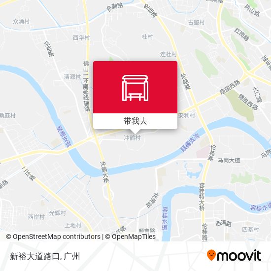新裕大道路口地图